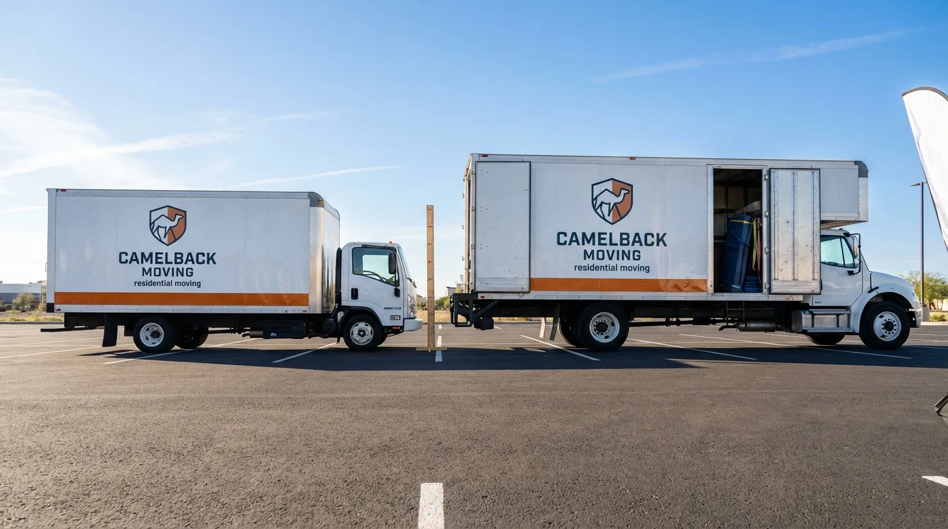 Moving truck size capacity guide in Sharon Springs